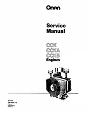 Onan CCKB Service Manual