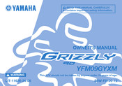 Yamaha GRIZZLY 90 2020 Owner's Manual