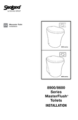 Dometic SeaLand MasterFlush 8900 Series Installation Instructions Manual