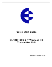 ELPRO 105U-L-T Quick Start Manual