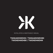 Knightsbridge TNXQUADMWEMW Installation & Maintenance Manual