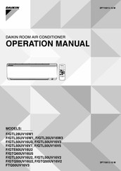 Daikin FTQ50UV16U2 Operation Manual