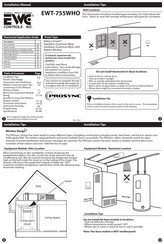 EWC Controls EWT-755WHO Installation Manual