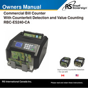 Royal Sovereign RBC-ES240-CA Owner's Manual