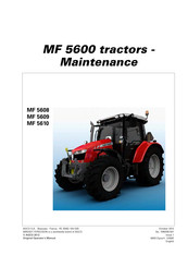 MASSEY FERGUSON MF 5600 Series Maintenance Manual