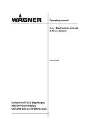 WAGNER F230 Operating Manual