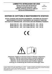 Moduline CSD 013E Installation And Use Booklet