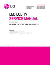 Samsung 42LW5700 Service Manual