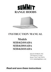 Summit SEH4636SSADA Instruction Manual