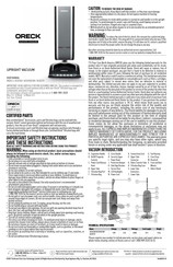Oreck ELEVATE Conquer UK30300COM User Manual