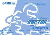 Yamaha RAPTOR 90 2020 Owner's Manual