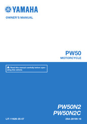 Yamaha PW50N2C 2021 Owner's Manual