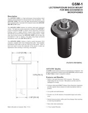 Astatic GSM-1 Manual