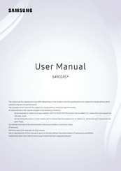 Samsung Odyssey G9 S49CG954SU User Manual