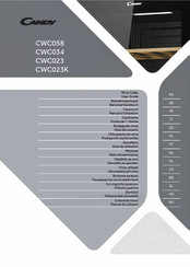 Candy CWC058 User Manual