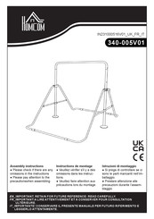 HOMCOM 340-005V01 Assembly Instructions Manual