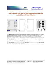 AMG AMG4707AEG Instruction Manual