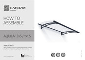 Palram CANOPIA AQUILA 3x5 / 1x1.5 How To Assemble