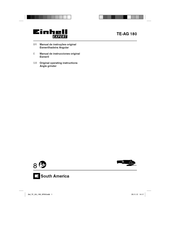 EINHELL TE-AG 180 Original Operating Instructions