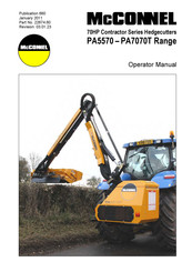 McConnel PA7070T Operator's Manual