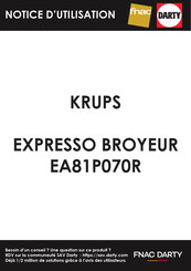 Krups EA816 Manual