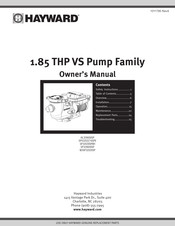 Hayward HL32900VSP Owner's Manual