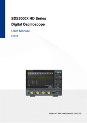 SIGLENT SDS3000X HD Series User Manual