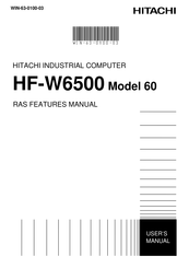 Hitachi HF-W6500 60 Manual