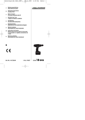 Pattfield Ergo Tools 44.720.80 Operating Instructions Manual