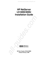 HP NetServer LH 6000 Installation Manual