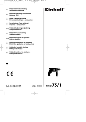 EINHELL 42.597.47 Original Operating Instructions