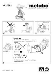Metabo 6.27362 Original Instructions Manual