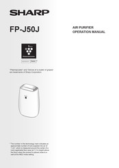 Sharp FP-J50J-W Operation Manual
