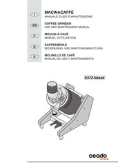 Ceado E37Z-Naked Use And Maintenance Manual