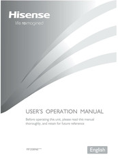 Hisense RF208N6ASE User's Operation Manual