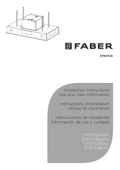 Faber STRTIS36WHV Installation Instructions Manual