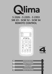 Qlima SCM52 MULTI User Manual