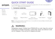 Oricom OBH500 Quick Start Manual