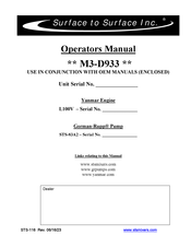 STS M3-D933 Operator's Manual