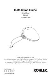 Kohler K-31333TW-0 Installation Manual