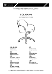 HJH office SOLAO 300 719229 Assembly Instructions Manual
