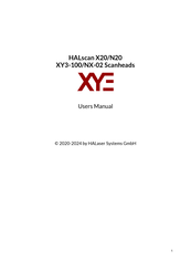 HALaser Systems HALscan XY3-100 User Manual
