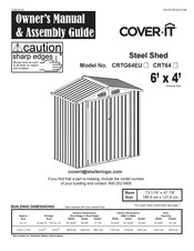 ShelterLogic Cover-It CRTG64EU Series Owner's Manual & Assembly Manual