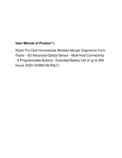 Razer RZ01-02990100-R3U1 Master Manual