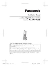 Panasonic KX-TGF320 Installation Manual