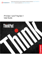 Lenovo ThinkPad P15 20ST001FIX User Manual