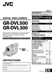 JVC GR-DVL305 Instructions Manual