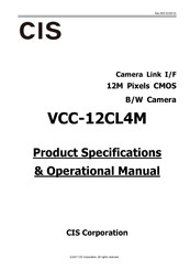 CIS VCC-12CL4M Product Specification & Operational Manual