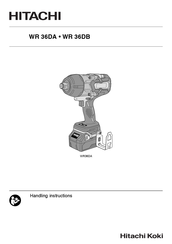 Hitachi WR 36DB Handling Instructions Manual