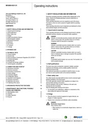 ebm-papst W3G800-KU21-D1 Operating Instructions Manual